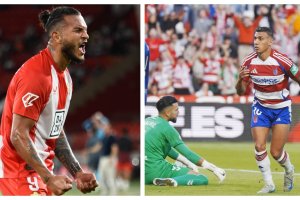 Dos delanteros con mucho gol esta temporada en Segunda División.