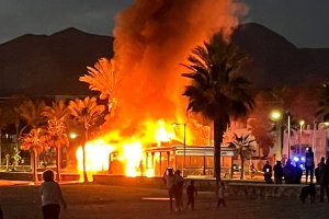 Imágenes capturadas por los vecinos de la zona.