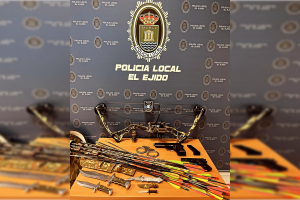 Material incautado por el GOAP de El Ejido.