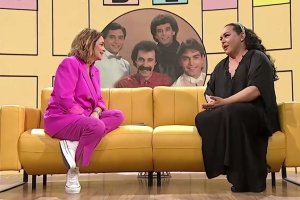 Falete durante su entrevista con Toñi Moreno en Canal Sur.