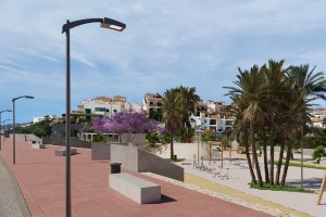 Aspecto de parte del parque una vez finalizado en una recreación digital.