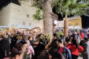 Inauguración de la Navidad en Cuevas del Almanzora en la edición anterior.