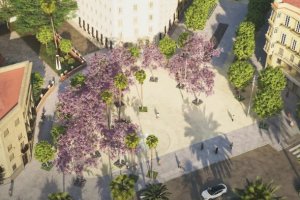 La plaza Circular está en la última fase de las obras.