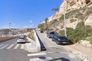 Cruce entre calle Fernández y calle Ramón Castilla en la que se va a actuar