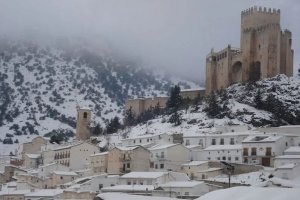Vélez-Blanco, nevado, en una imagen de archivo.