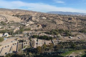 Vista aérea de la Estación Experimental de Zonas Áridas