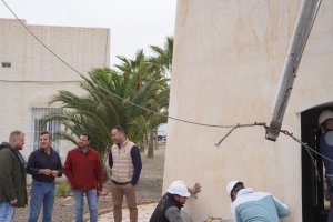 Inicio de las obras de rehabilitación del Molino.