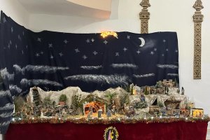 Belén en la iglesia Ntra. Sra. de las Angustias.