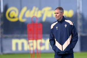 Gaizka Garitano, entrenador del Cádiz.