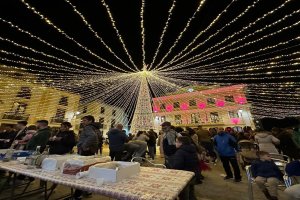 Iluminación navideña en el municipio de Tíjola.