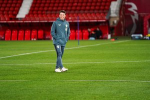 Rubi en el Estadio de los Juegos Mediterráneos.