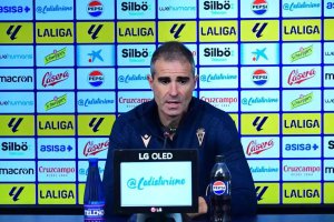 Gaizka Garitano, entrenador del equipo amarillo.