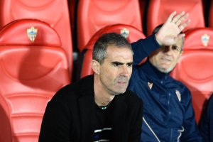 Gaizka Garitano volvió a la que fue su casa la pasada temporada.