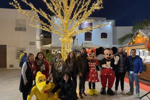 Los personajes de Disney también recorrerán las calles de Mojácar durante la Navidad.