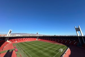 Espectacular imagen del Estadio de los Juegos Mediterráneos.