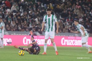 Théo Zidane en el partido ante el Eibar celebrado en el Nuevo Arcángel.