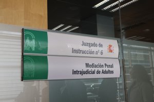 Imagen del Servicio de Mediación Penal para adultos de la Ciudad de la Justicia de Almería.