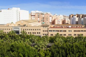 Imagen aérea del colegio de las Jesuitinas.