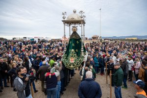 Llegada de la Virgen del Mar a Torregarcía.