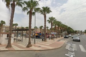 Archivo de Google Maps de la avenida del Cerrillo en Roquetas de Mar.