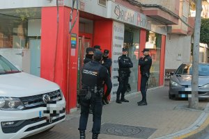 9 horas después del inicio de la operación, la Policía Nacional registraba un local comercial en Las 200 viviendas.