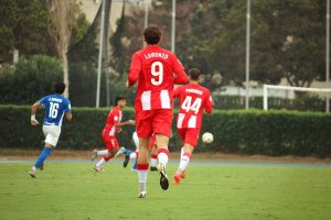Loren fue el autor del gol del empate en la ida. Jesús Sánchez Photo