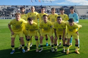 El once rojiblanco que alineó Alberto Lasarte en el duelo ante la Balona en La Línea de la Concepción.