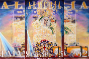 Cartel de la Semana Santa de Almería de 2025, obra de Pablo Cortés del Pueblo.