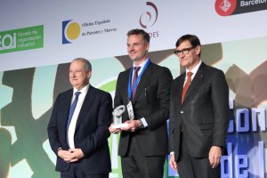 Entrega del galardón a Cosentino en la categoría de “Gran Empresa Industrial”.