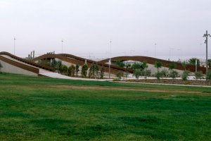 Vista del Parque de Alborán ubicado en El Toyo