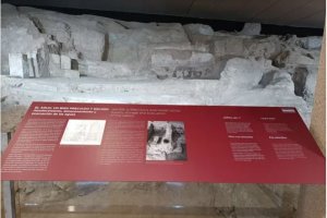 Restos arqueológicos puestos en valor en el enclave museístico