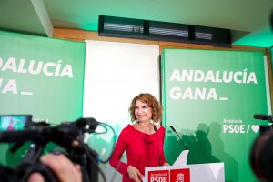 María Jesús Montero, secretaria general del PSOE-A.