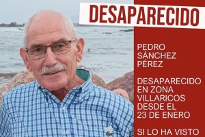 Imagen del desaparecido, Pedro Sánchez Pérez.