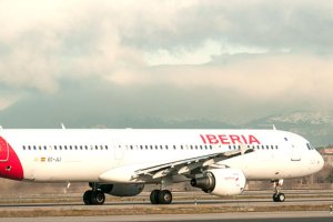 Imagen de archivo de un vuelo de Iberia.