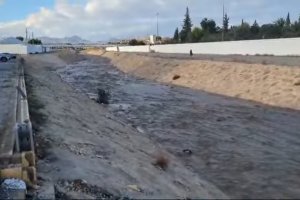 Salida de la rambla a su paso por Albox.