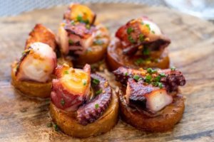 Una receta con pulpo.