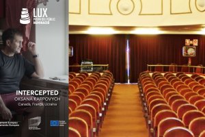 Proyección de Intercepted en el Teatro Apolo.