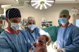 Parto en el Hospital Materno Infantil Princesa Leonor de Almería.