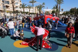 Este domingo se ha inaugurado el Parque de la Gamba Roja de Garrucha.