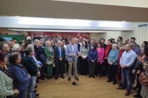 Vista general de la presentación de la precandidatura de José María Martín