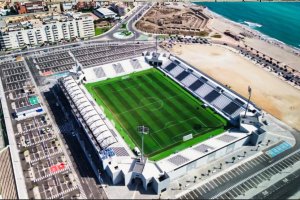 Así le ha quedado a La Balona un campo de fútbol de toda la vida.