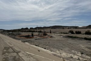 Obras del AVE en Almería.