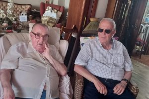 Miguel y Guillermo siempre tan unidos con dos buenos hermanos.