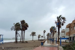 Lluvia en Carboneras.