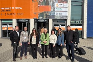Parte de la delegación almeriense en el ITB Berlín.