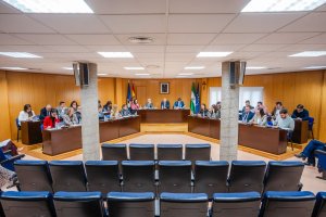 El pasado pleno del Ayuntamiento de Roquetas de Mar.