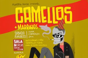 Cartel de la actuación de Camellos y Los Marrajos