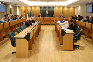 Desarrollo de la última sesión plenaria en el Ayuntamiento de El Ejido.
