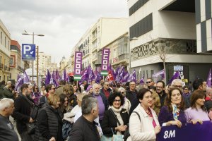 Manifestación 8M en Almería.