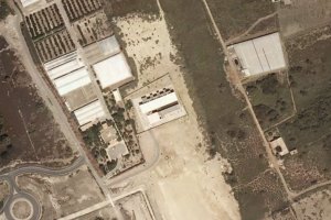 Vista de satélite de la guardería de la UAL recién inaugurada en 2006